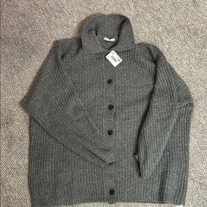 American Eagle Outfitters Charcoal Cardigan